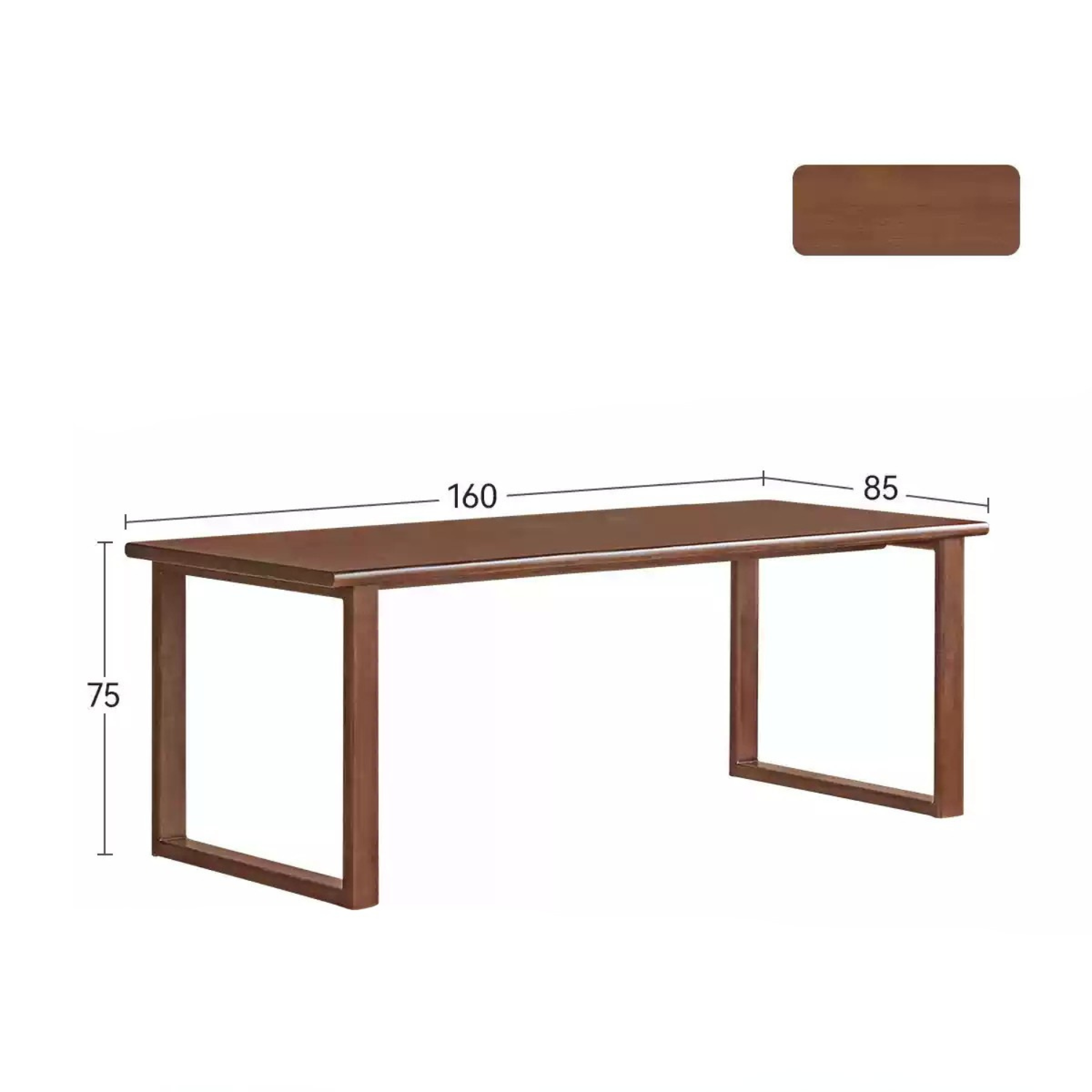 weiat Solid wood rectangular dining table