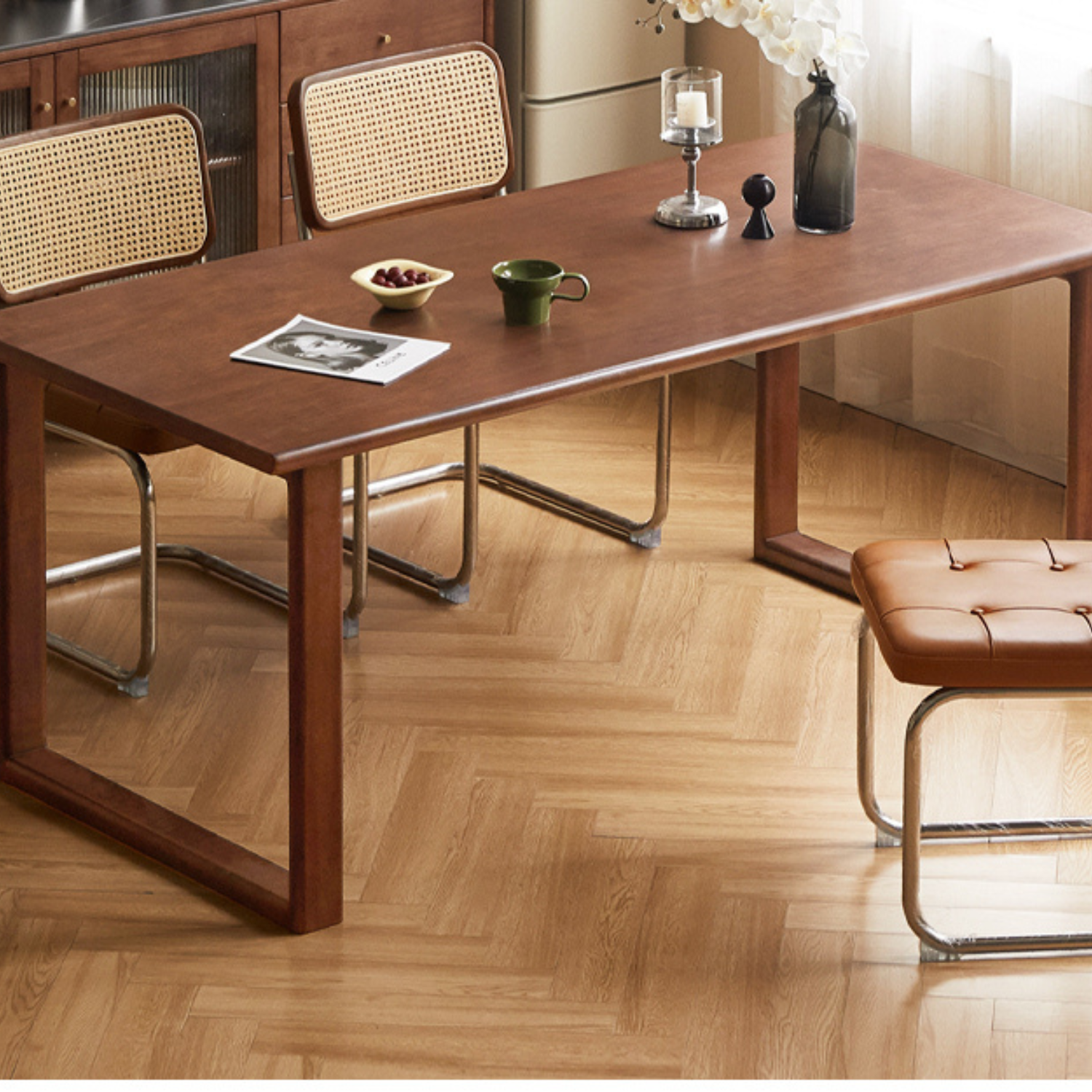 weiat Solid wood rectangular dining table