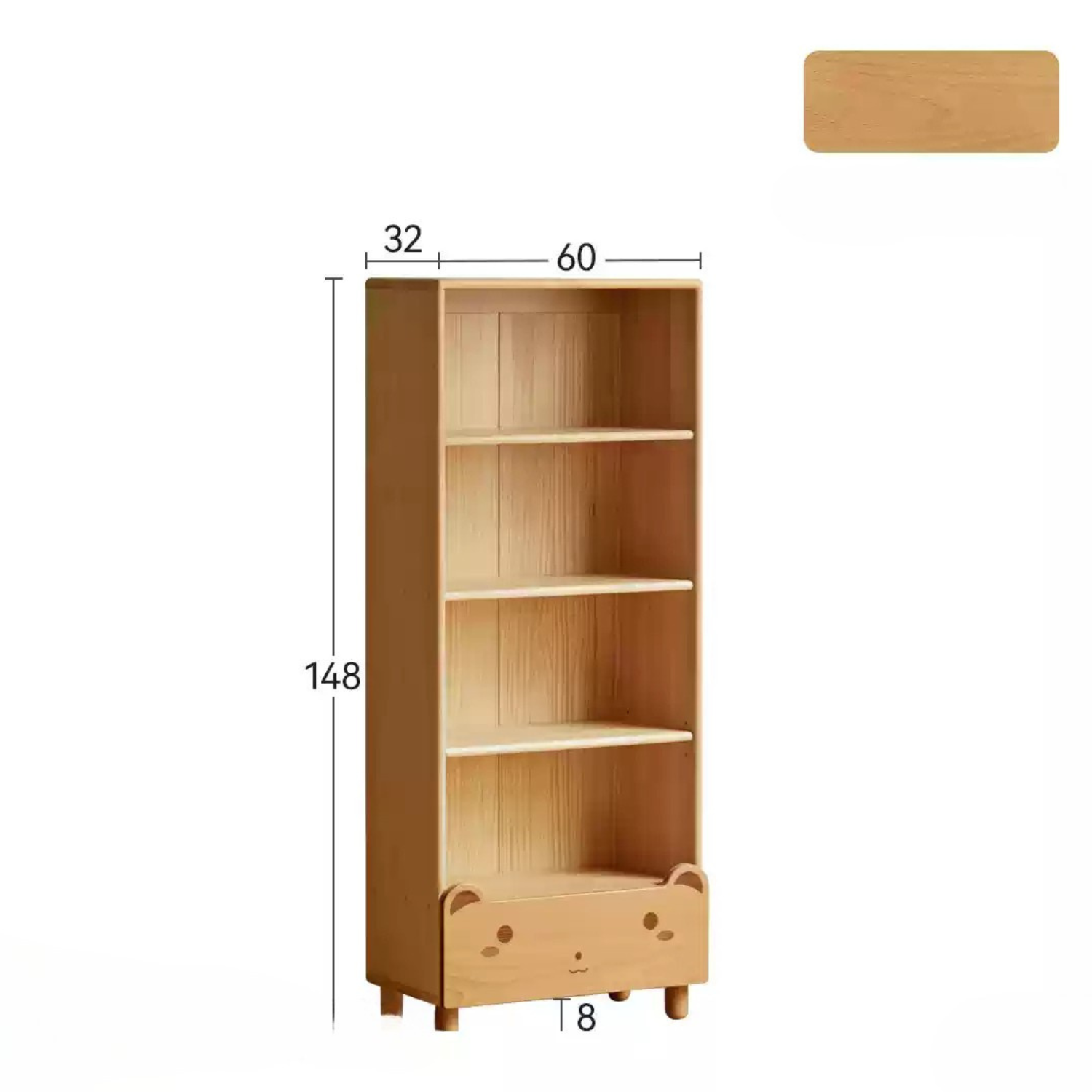 weiat Children's bookshelf simple storage rack