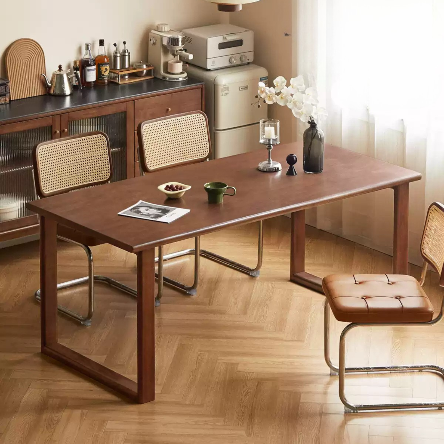 weiat Solid wood rectangular dining table
