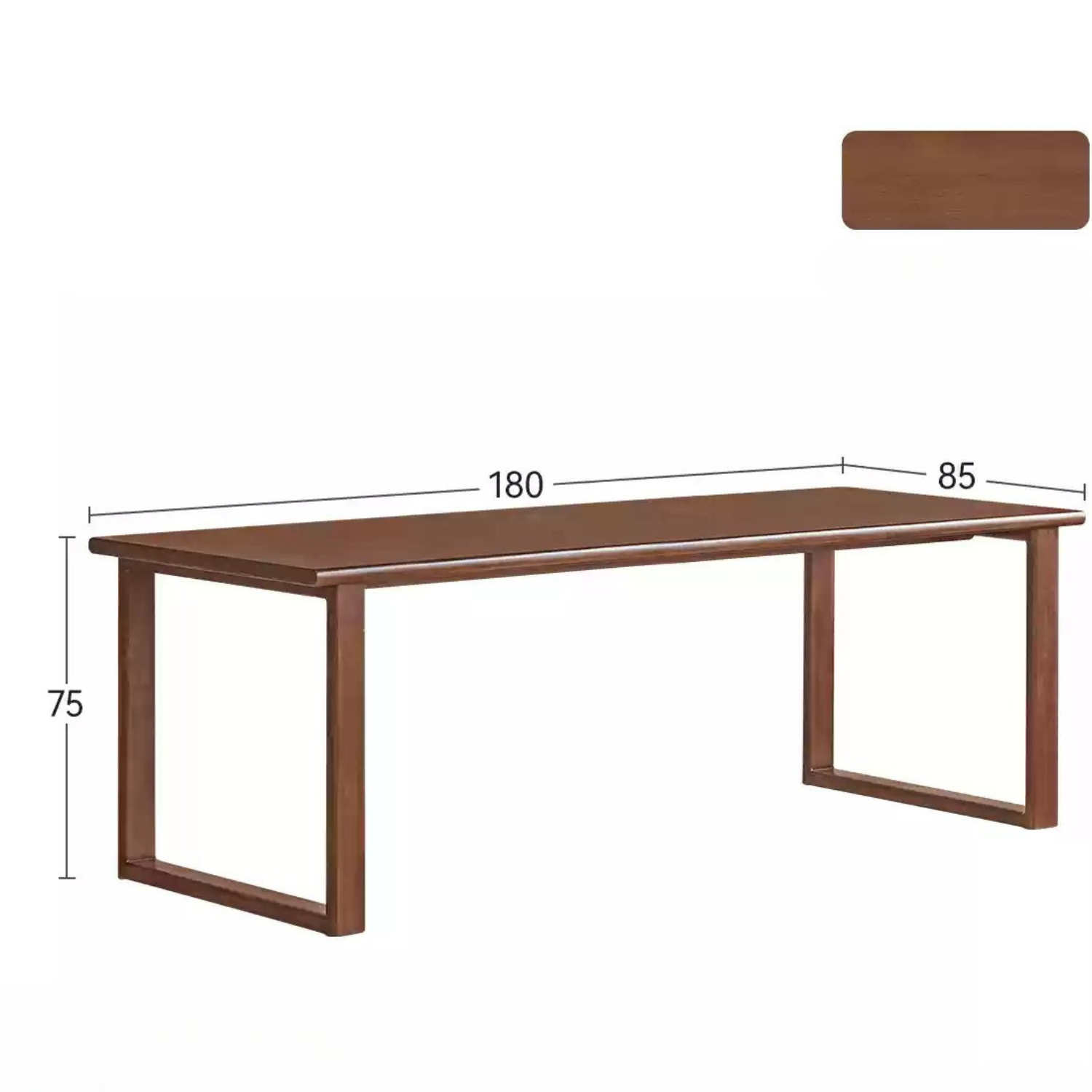 weiat Solid wood rectangular dining table