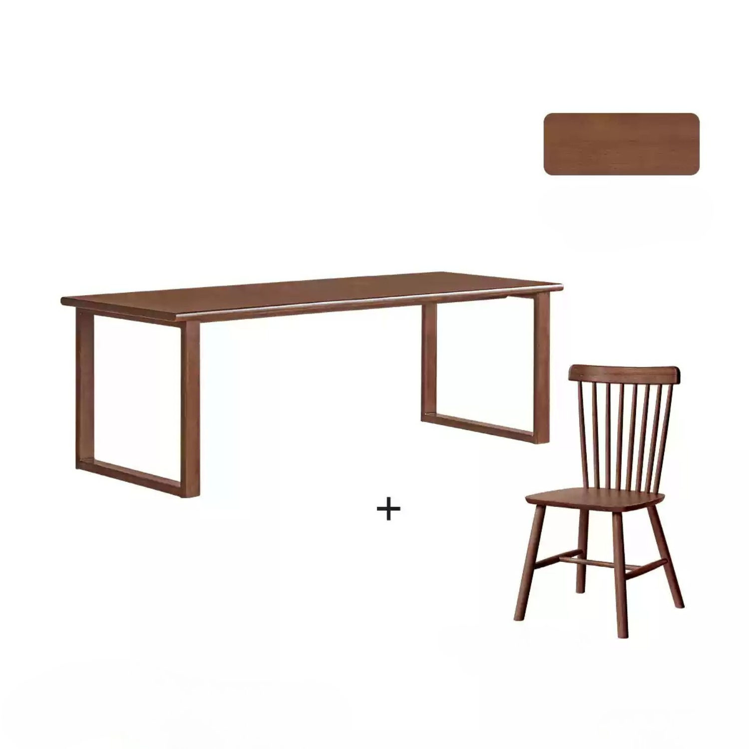 weiat Solid wood rectangular dining table